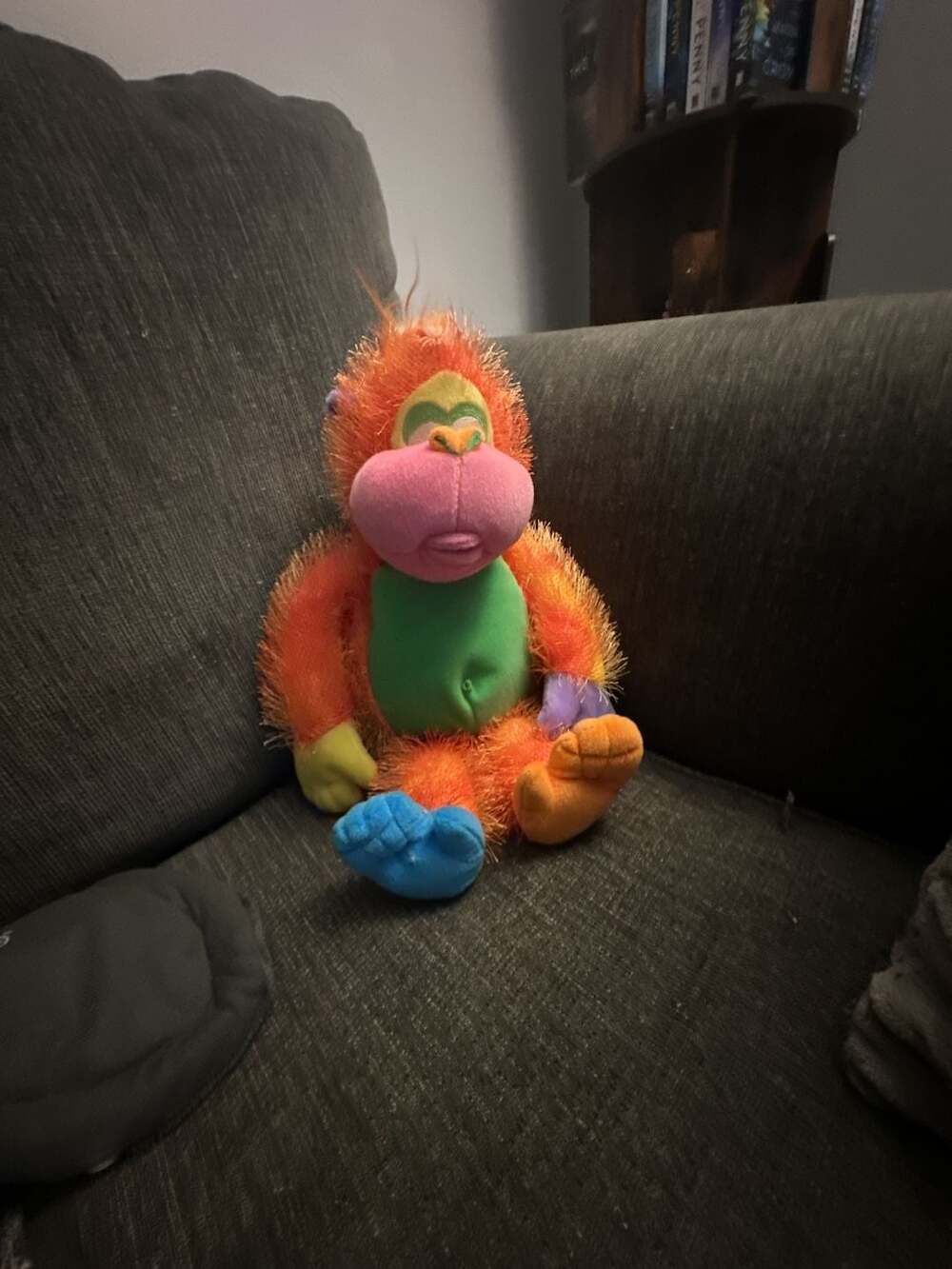 Furry Friends Multi-Colored Plush Orangutan Monkey Stuffed Animal